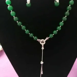 Natural Stone Malachite Necklace