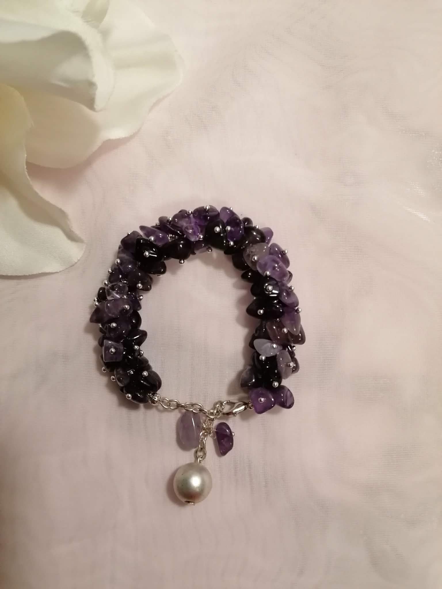 Amethyst Natural Stone Jewelry Set - Image 2