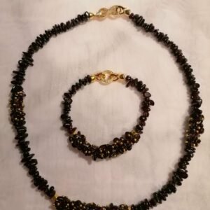 Garnet Natural Stone Jewelry Set