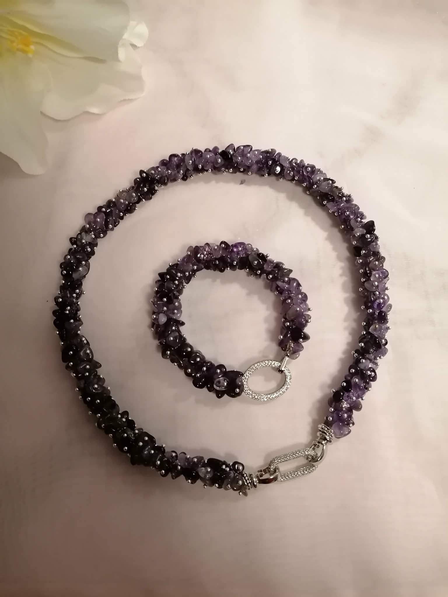 Amethyst Stone Set