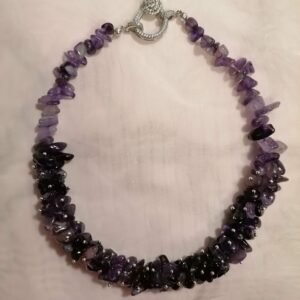 Amethyst Natural Stone Jewelry Set