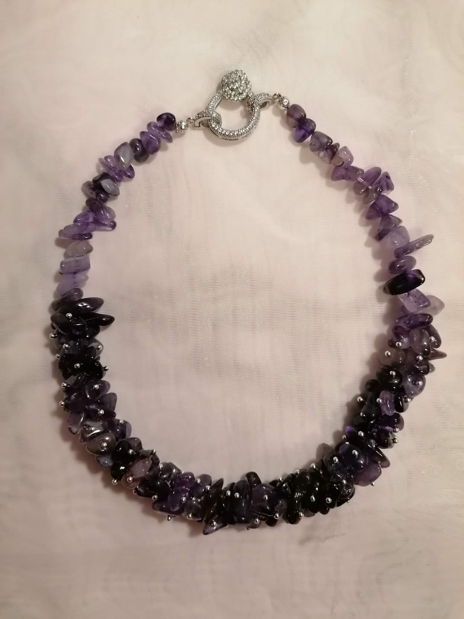 Amethyst Natural Stone Jewelry Set