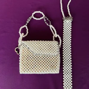 White Pearl Handbag and strap